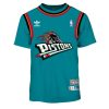 NBA Detroit Pistons Custom Name Number Vintage 90s Jersey T-Shirt