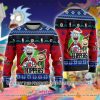 NBA Los Angeles Clippers Red Blue Rick And Morty Ugly Christmas Sweater