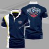 NBA New Orleans Pelicans Navy White Polo Shirt