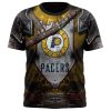 NBA Indiana Pacers Custom Name Number Warrior T-Shirt