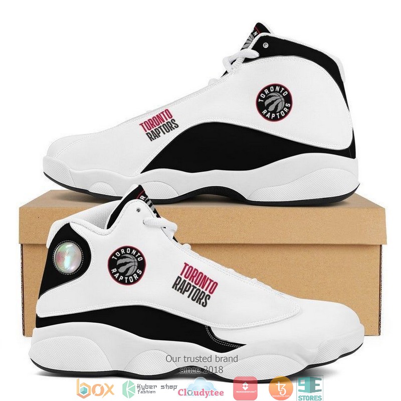 NBA Toronto Raptors White Black Air Jordan 13 Shoes NBA Toronto Raptors White Black Air Jordan 13 Shoes