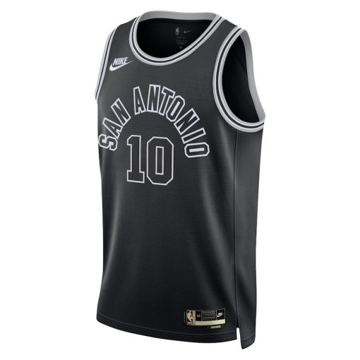 San Antonio Spurs Jeremy Sochan Nike Classic Edition Black NBA Jersey