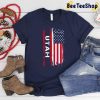 NBA Utah Jazz Navy Usa Flag T-Shirt