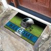 NFL Carolina Panthers Welcome Rubber Doormat