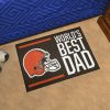 NFL Cleveland Browns World’s Best Dad Rubber Doormat