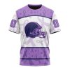 NFL Cleveland Browns Custom Name Number Fight Cancer T-Shirt