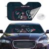 NFL Houston Texans Helmet Style Car Sunshade