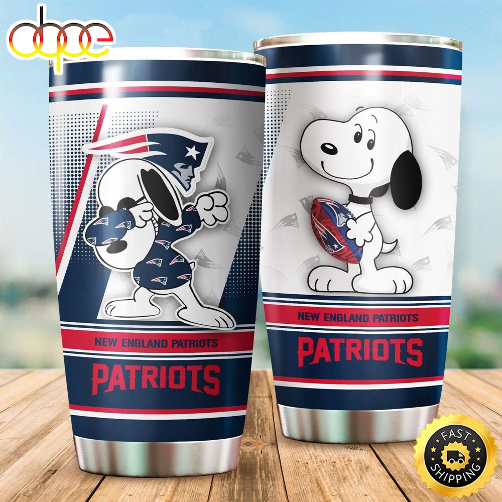 NFL New England Patriots Snoopy Tumbler