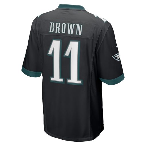 Philadelphia Eagles A.J. Brown Nike Black NFL Game Jersey