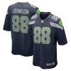 Seattle Seahawks Cade Johnson Nike College Navy NFL Game Jersey