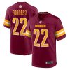 Washington Commanders Darrick Forrest Nike Burgundy NFL Game Jersey