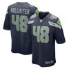 Seattle Seahawks Jacob Hollister Nike College Navy NFL Game Jersey