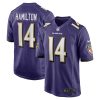 Baltimore Ravens Kyle Hamilton Nike Purple NFL Game Jersey