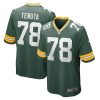 Green Bay Packers Luke Tenuta Nike Green Home NFL Game Jersey