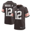 Cleveland Browns Michael Woods II Nike Brown NFL Game Jersey
