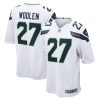 Seattle Seahawks Tariq Woolen Nike White NFL Game Jersey