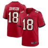 Tampa Bay Buccaneers Tyler Johnson Nike Red NFL Game Jersey
