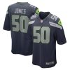 Seattle Seahawks Vi Jones Nike College Navy NFL Game Jersey