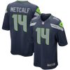 Seattle Seahawks DK Metcalf Nike College Navy NFL Game Jersey