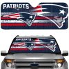 NFL New England Patriots Universal Car Sunshade
