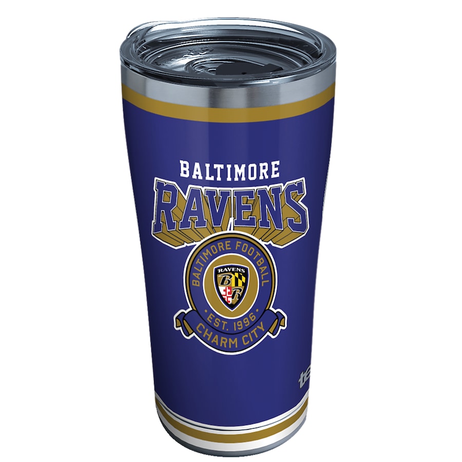 NFL Baltimore Ravens Vintage Stainless Steel Tumbler NFL Baltimore Ravens Vintage Stainless Steel Tumbler