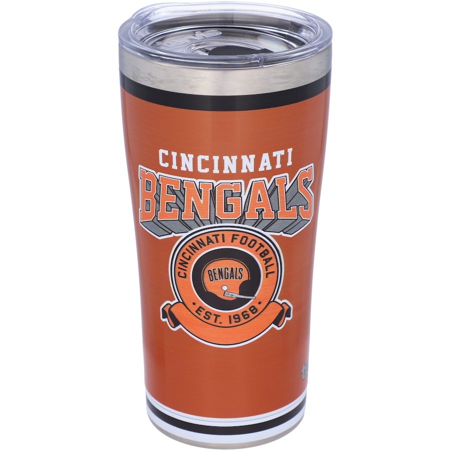 NFL Cincinnati Bengals Vintage Stainless Steel Tumbler NFL Cincinnati Bengals Vintage Stainless Steel Tumbler