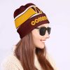 NFL Washington Commanders Burgundy Gold Beanie