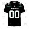 NFL New York Jets Custom Name Number Black Alternate Jersey T-Shirt