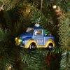NBA Golden State Warriors Blown Glass Truck Custom Shaped Ornament