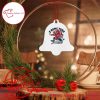 NFL Houston Texans White Bell Shaped Ornament