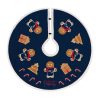 NFL New England Patriots Gingerbread Christmas Tree Skirt
