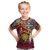 NRL Brisbane Broncos ANZAC Day Indigenous Kids T-Shirt