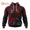 NRL Brisbane Broncos Custom Name Number Polynesian Pullover Hoodie