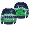 NRL Canberra Raiders Custom Text Christmas Indigenous Kids Sweatshirt