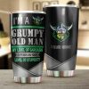 NRL Canberra Raiders I’m A Grumpy Old Man Custom Name Tumbler