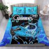 NRL Cronulla-Sutherland Sharks ANZAC Day Unique Indigenous Doona Cover