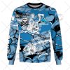 NRL Cronulla-Sutherland Sharks Custom Name Number Fishing Sweatshirt