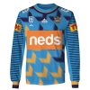 NRL Gold Coast Titans Custom Name Number NRL Nines 2020 Jersey Sweatshirt