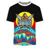 NRL Gold Coast Titans Dinky Di Lover Aboriginal Flag x Indigenous T-Shirt