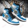 NRL Gold Coast Titans White Air Jordan 1 High Sneakers