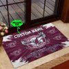 NRL Manly Warringah Sea Eagles Custom Name Rubber Doormat