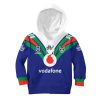 NRL New Zealand Warriors Custom Name Number 2020 Home Jersey Kids Pullover Hoodie