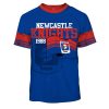 NRL Newcastle Knights Custom Name Number Flag Retro Jersey 1988 T-Shirt