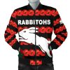 NRL South Sydney Rabbitohs ANZAC DAY Bomber Jacket