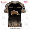 NRL South Sydney Rabbitohs Custom Name Number Camo T-Shirt