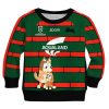 NRL South Sydney Rabbitohs Custom Name Number x Bluey Jersey Kids Sweatshirt