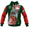 NRL South Sydney Rabbitohs Latrell Mitchell No 3 Zip Up Hoodie V3