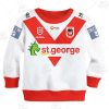 NRL St. George Illawarra Dragons Custom Name Number 2020 Home Kids Sweatshirt