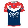 NRL Sydney Roosters Custom Name Number - NRL Nines 2020 Jersey T-Shirt