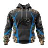 NFL Carolina Panthers Custom Name Number Hunting Design Pullover Hoodie
